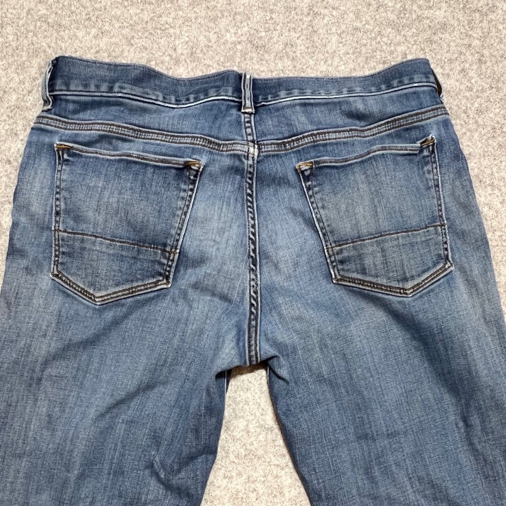 Banana Republic Luxe Traveler Slim Fit Jeans Blue 32x34 Mens Lyocell Stretch - Picture 4 of 10